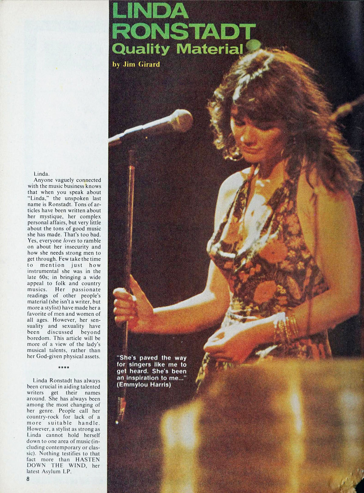 Linda Ronstadt Hit Parader