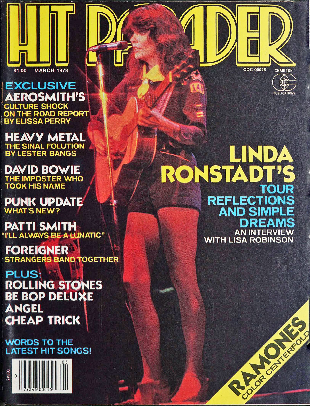 Linda Ronstadt Hit Parader