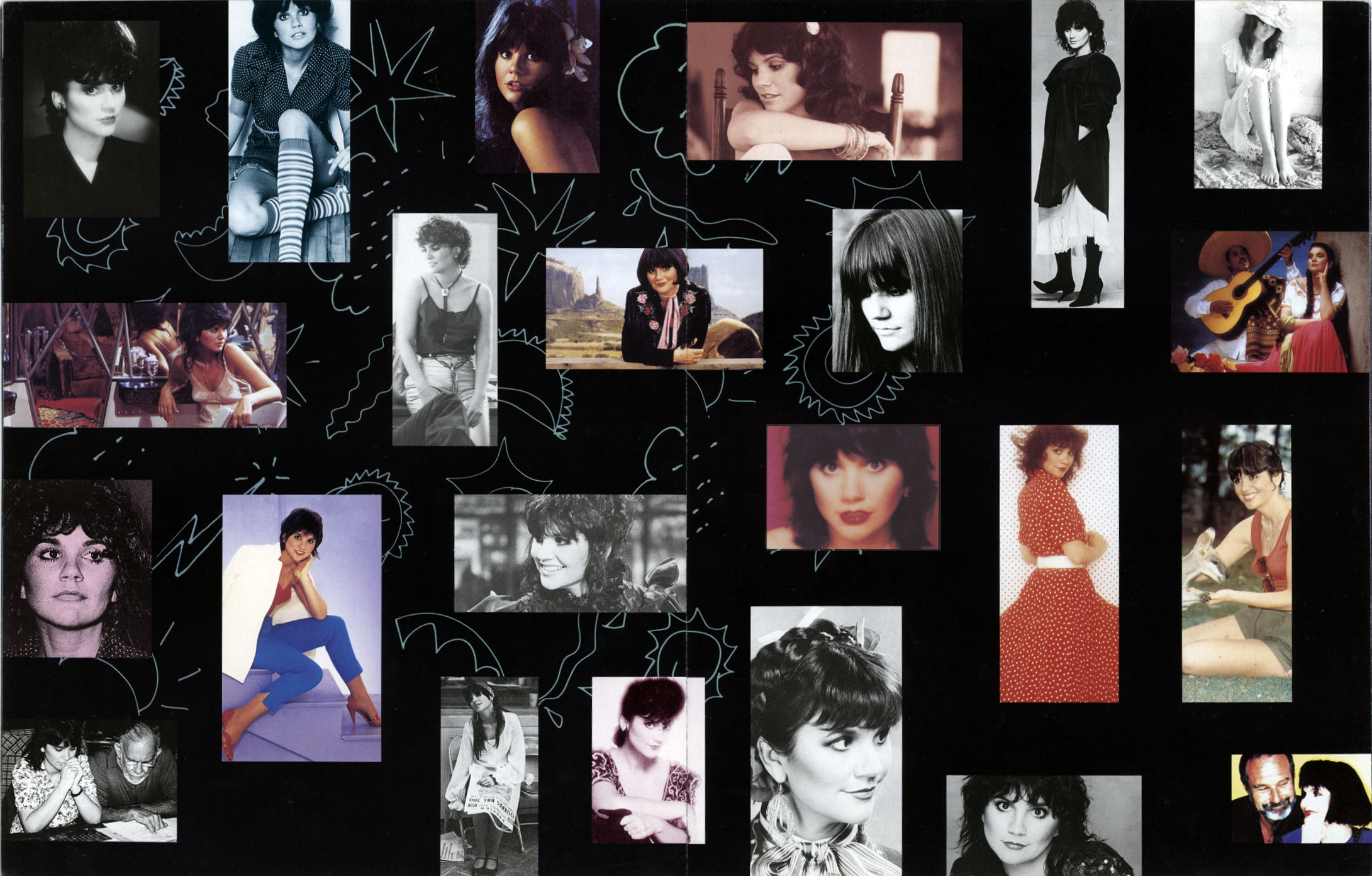 Linda Ronstadt 1990 tour book Cry Like a Rainstorm