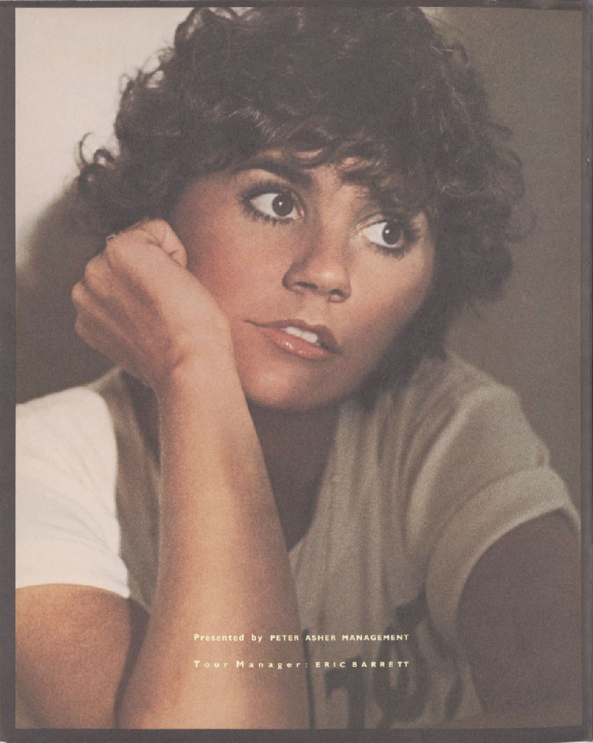 Linda Ronstadt 1978 tour book Living in the USA